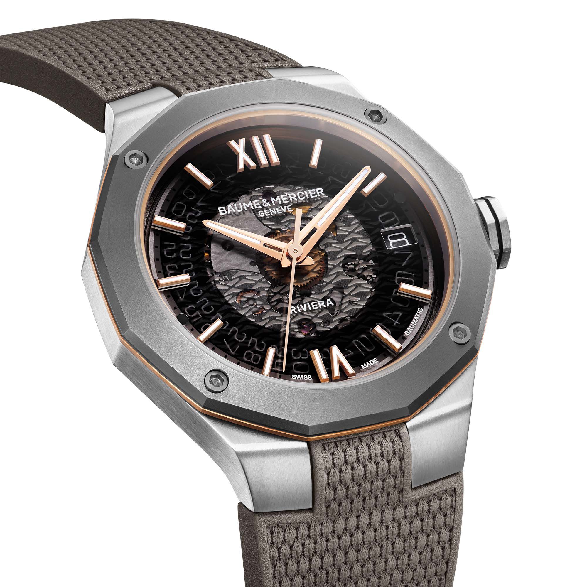 Baume Mercier Men s Watch Riviera Automatic Steel 39mm